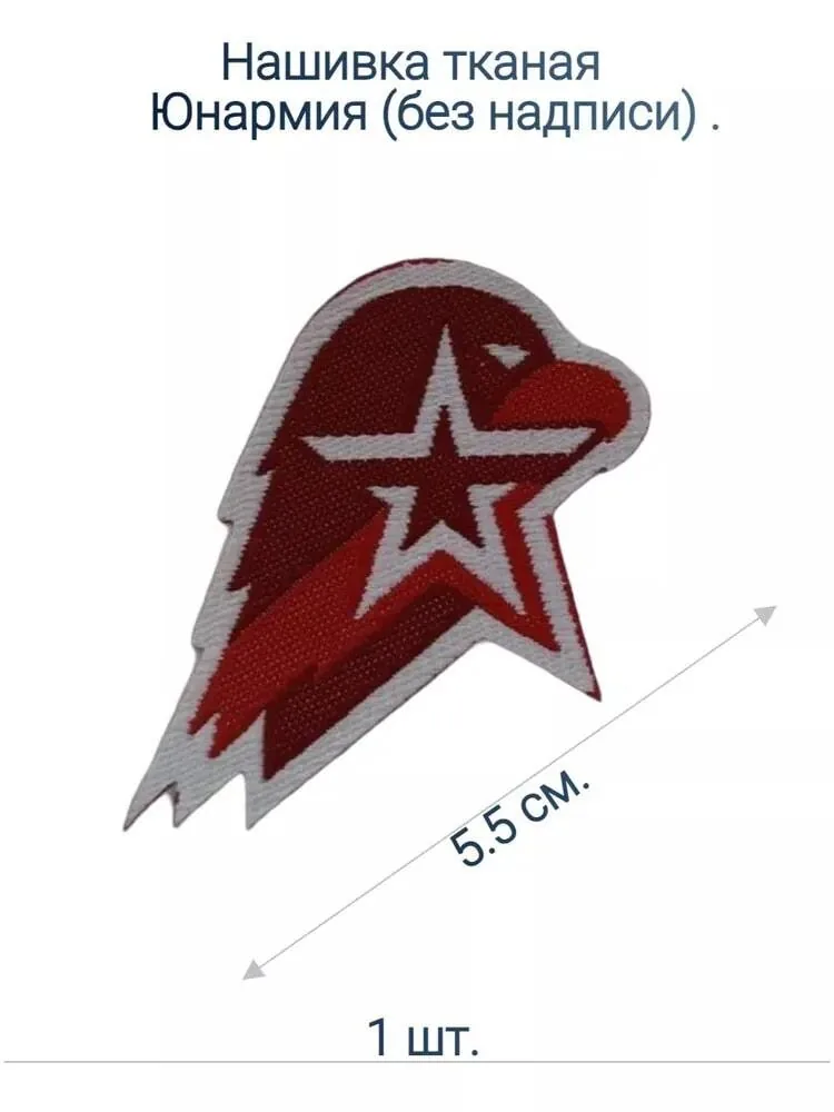 Нашивка сокол Юнармия — фото 4
